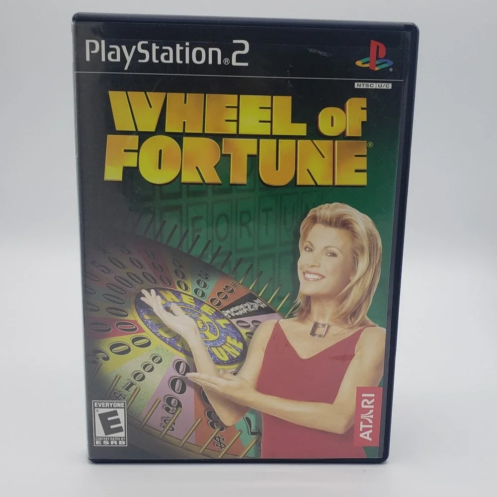 Wheel of Fortune Sony PlayStation 2 PS2 Atari 2003 Vanna White CIB SLUS-20796